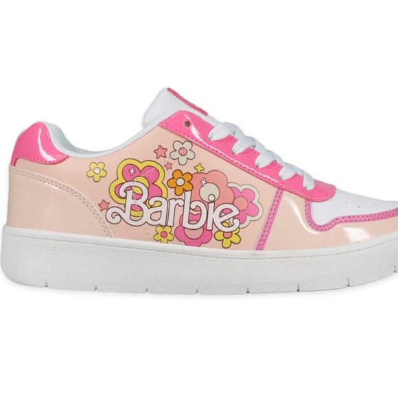WOMEN'S PINK BARBIE SNEAKERS BY MATTEL - Picture 6 of 13